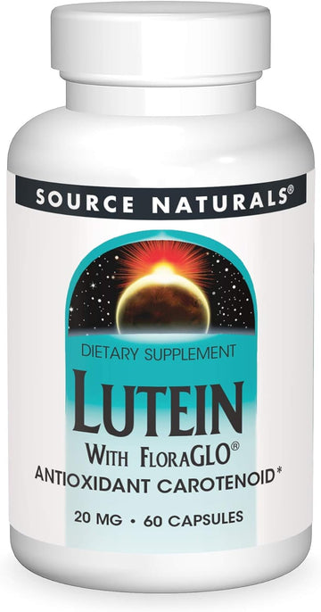 Source Naturals Lutein With Floraglo 20 Mg Antioxidant Carotenoid - 60 Capsules