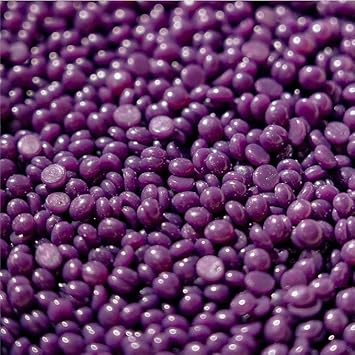 Koluawax Hard Wax Beads For Hair Removal – Coarse Hair Formula – Face, Brazilian, Underarms, Back Chest, Bikini Waxing – Lavender Bliss, 1Lb Refill For Wax Warmers & 10 Large Applicator Sticks
