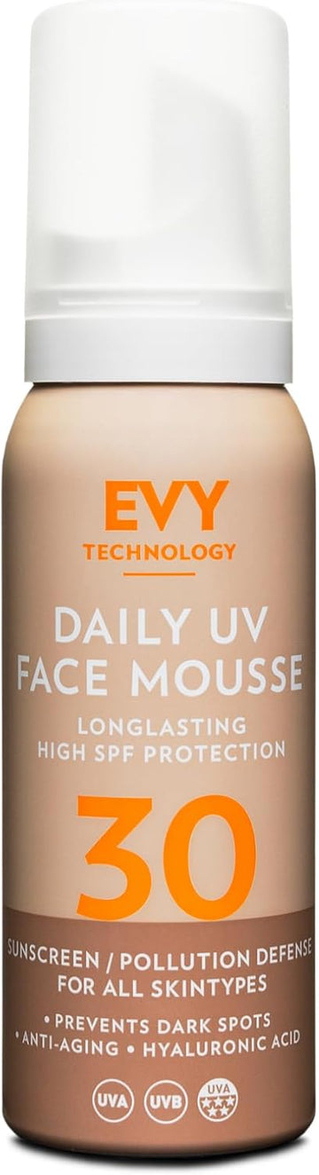 Evy Sunscreen Daily Uv Face Mousse Spf30 75Ml