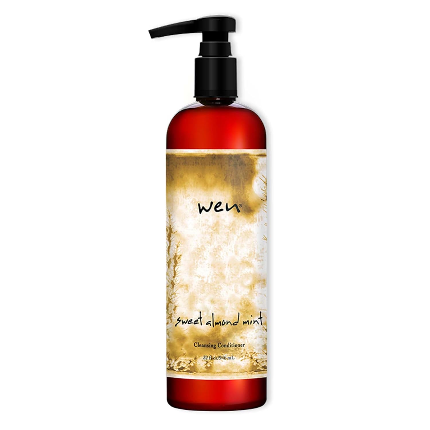 Wen By Chaz Dean Cleansing Conditioner - Shampoo & Cowash For Fine Or Curly Hair With Rosemary Oil - Sweet Almond Mint, 32 Fl Oz
