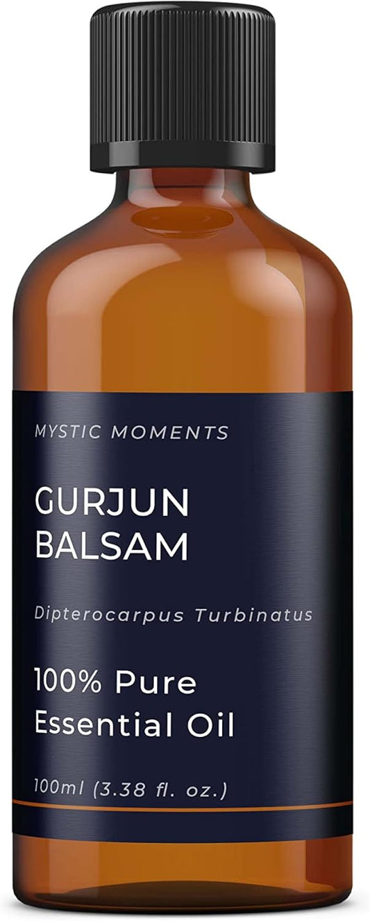 Mystic Moments | Gurjun Balsam Essential Oil 100ml - Pure & Natural oil for Diffusers, Aromatherapy & Massage Blends GMO Free