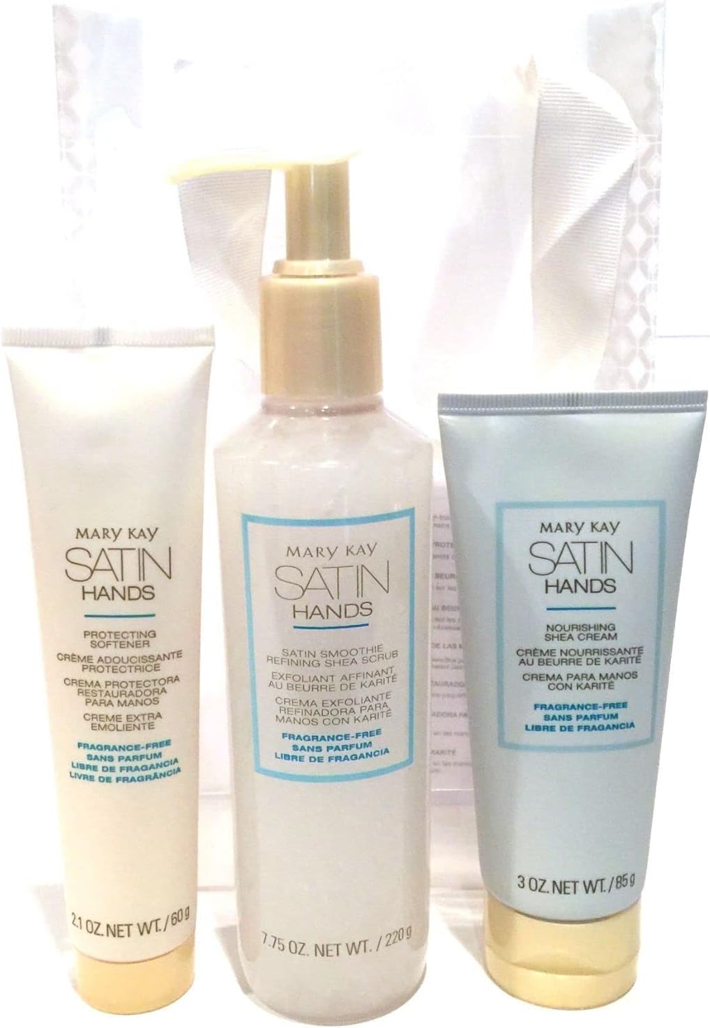 Mary Kay Fragrance Free Satin Hands Pampering Set