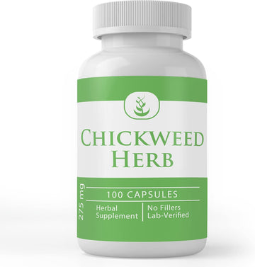 Pure Original Ingredients Chickweed Herb, (100 Capsules), Always Pure, No Additives Or Fillers, Lab Verified
