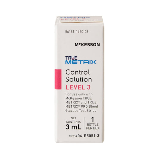 McKesson TRUE METRIX Control Solution Level 3, Blood Glucose Meters, 3 mL, 24 Count