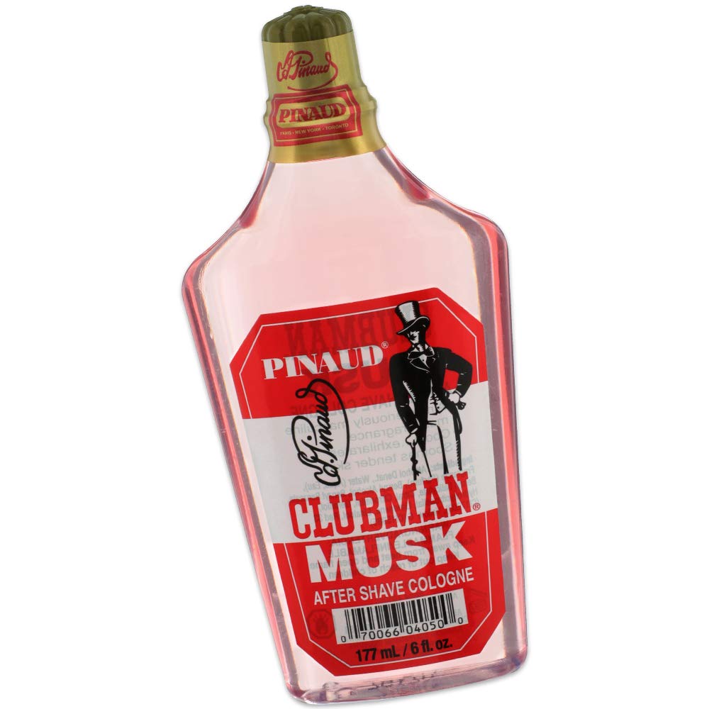 Clubman Pinaud Musk After Shave Cologne – Refreshing Aftershave For Men Cologne For Smooth Skin, 6 Oz
