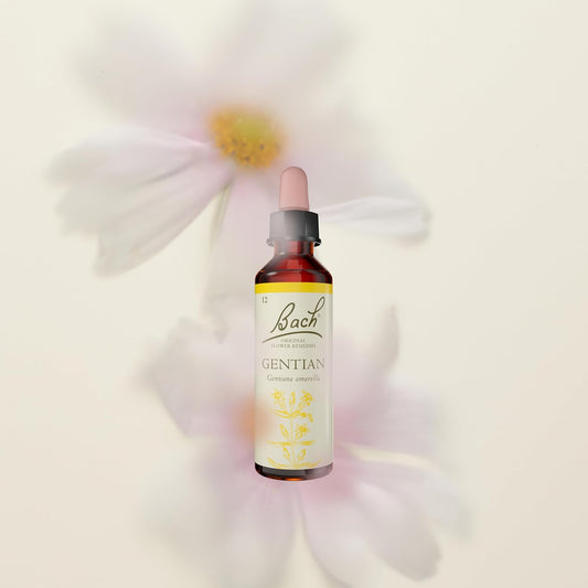 Bach Original Flower Remedies (Gentian) Know Your Own Mind, Accept Setbacks, Emotional Wellness, Natural Flower Essence, 20Ml