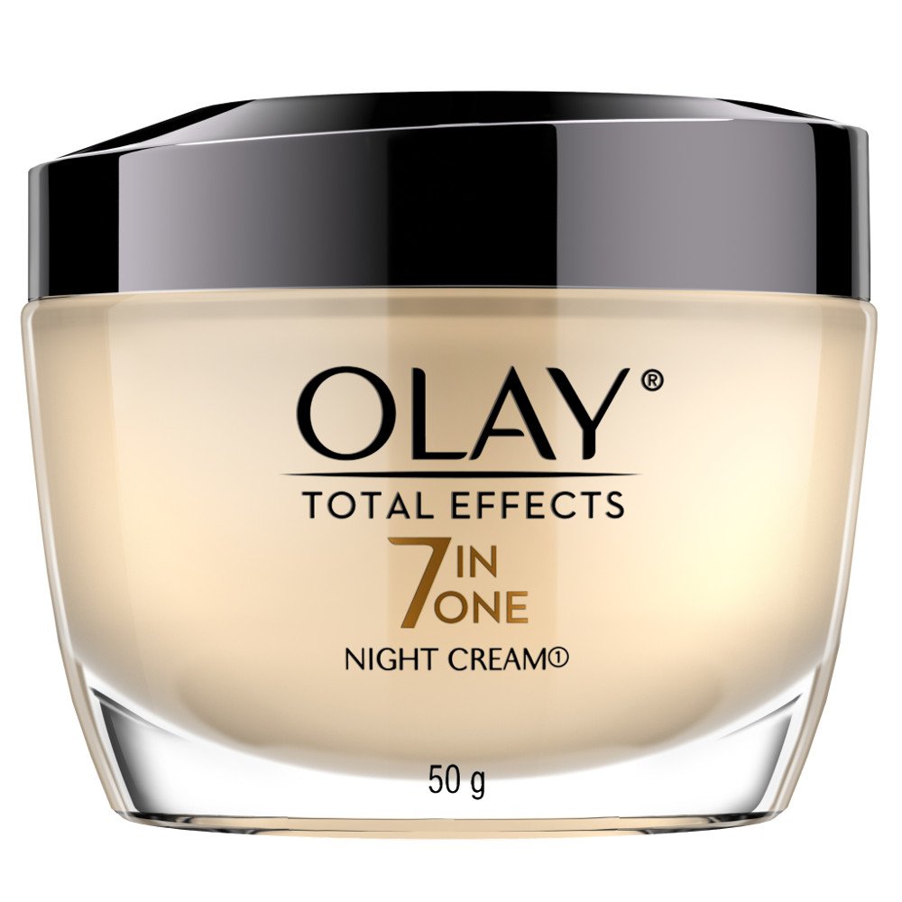 Olay Total Effects 7 In 1 Anti-Aging Face Moisturizer Night Cream With Vitamin E, B3 And Pro B5, 1.7 Oz