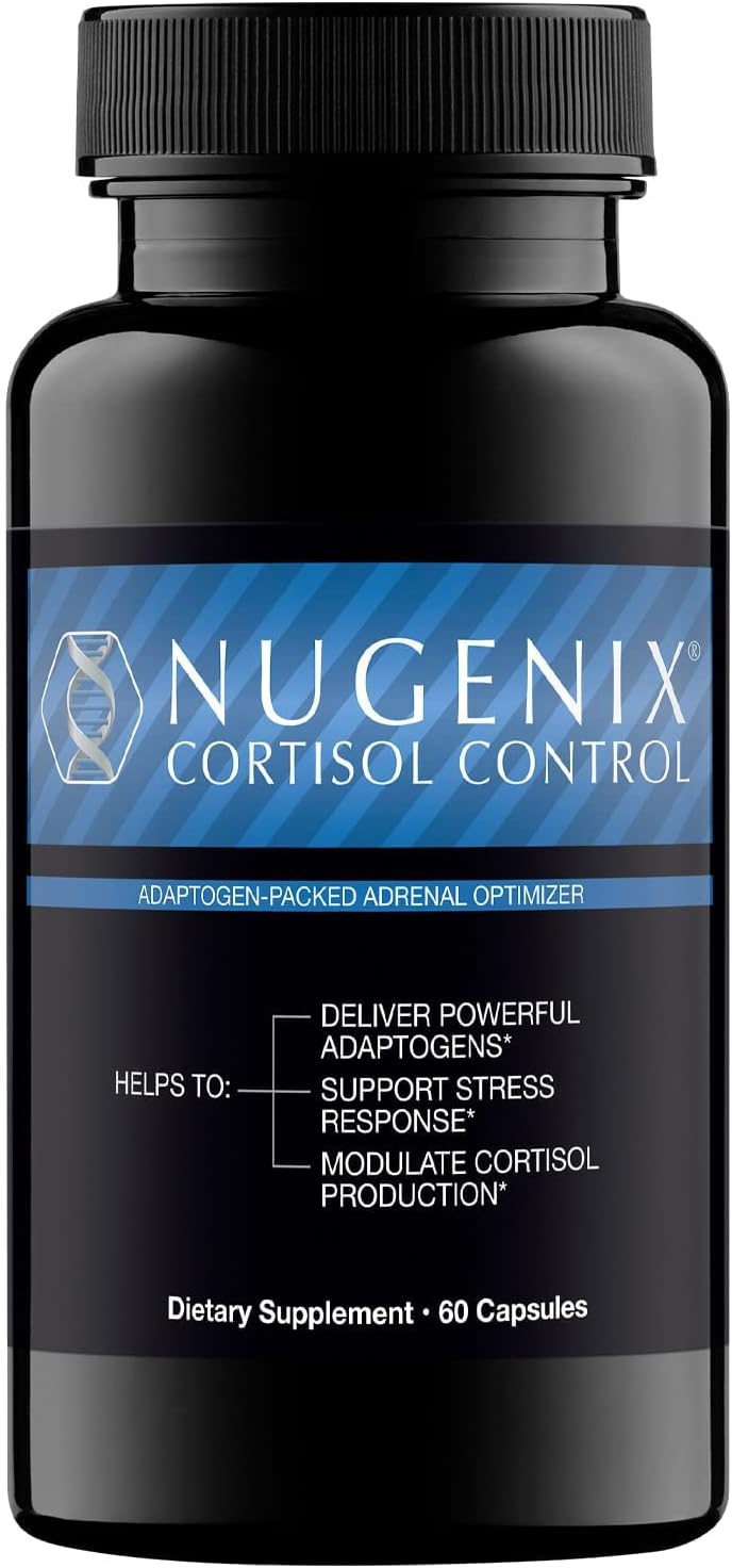 Nugenix Total-T Free and Total Testosterone Booster for Men Cortisol Control Bundle : Health & Household