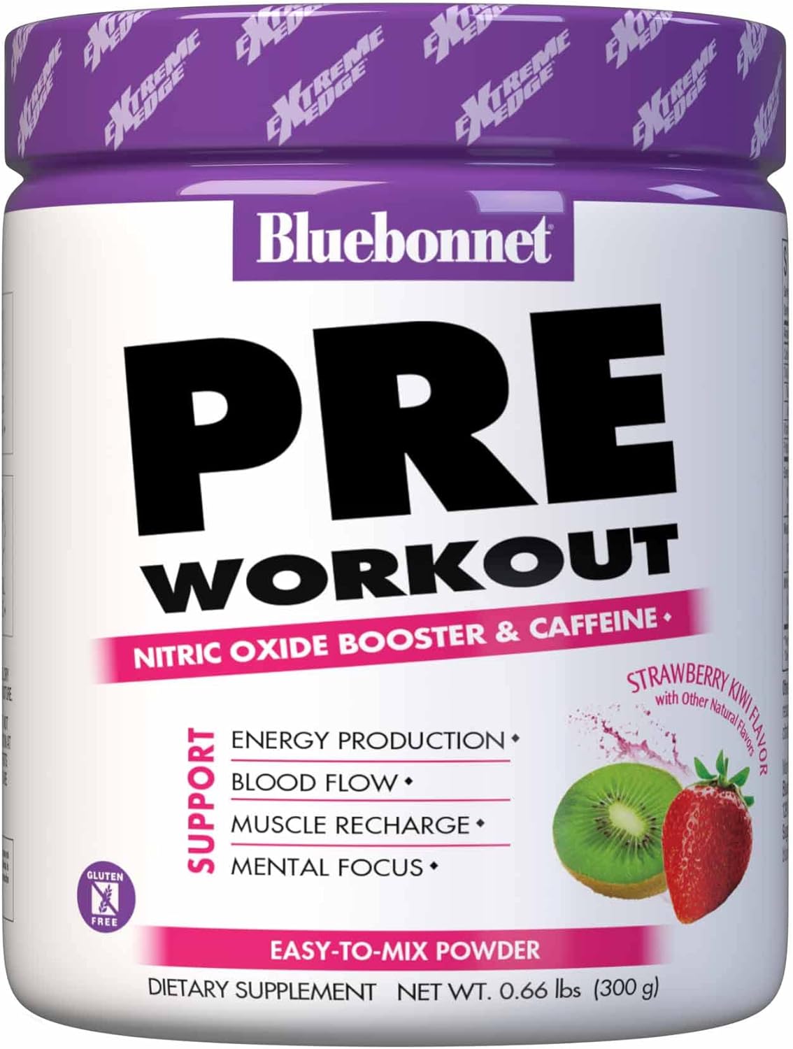 Bluebonnet Nutrition Extreme Edge Pre Workout, Muscle Recharging Formu