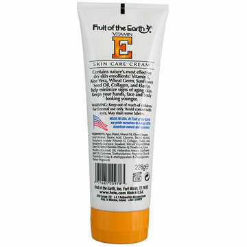 Fruit Of The Earth Vitamin-E Cream 8Oz. Tube (6 Pack)