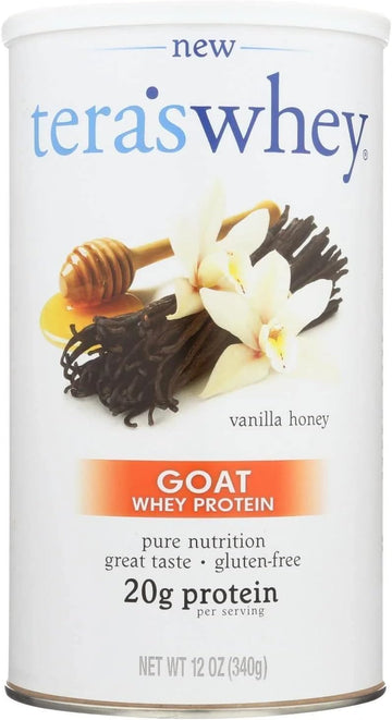 simply tera's Goat whey Protein Powder, Vanilla Honey Flavor