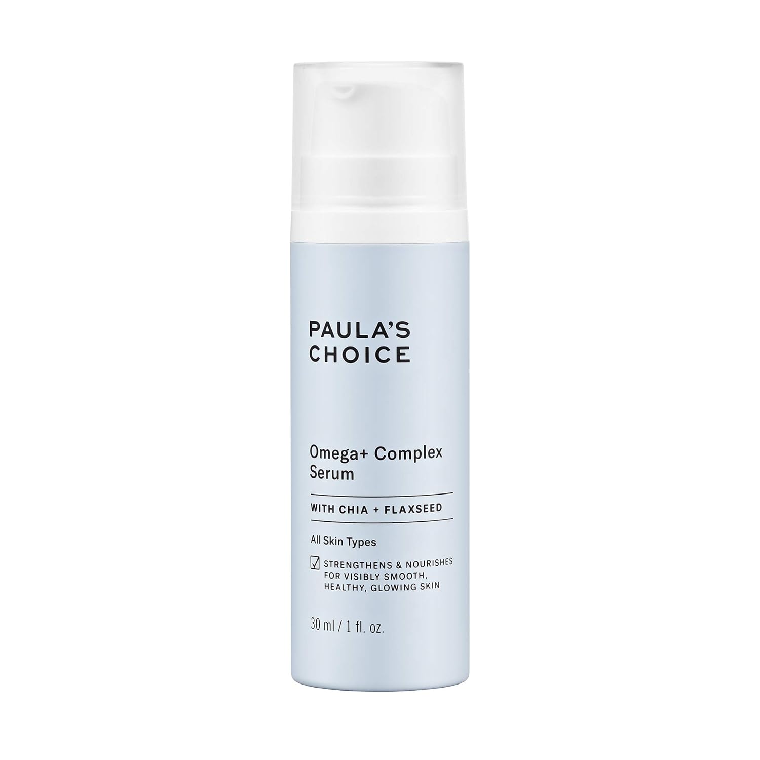 Paula'S Choice Omega+ Complex Serum With Hyaluronic Acid, Fatty Acids & Ceramides, Lightweight Hydration For Fine Lines & Wrinkles And Dryness, Fragrance-Free & Paraben-Free, 1 Fl Oz