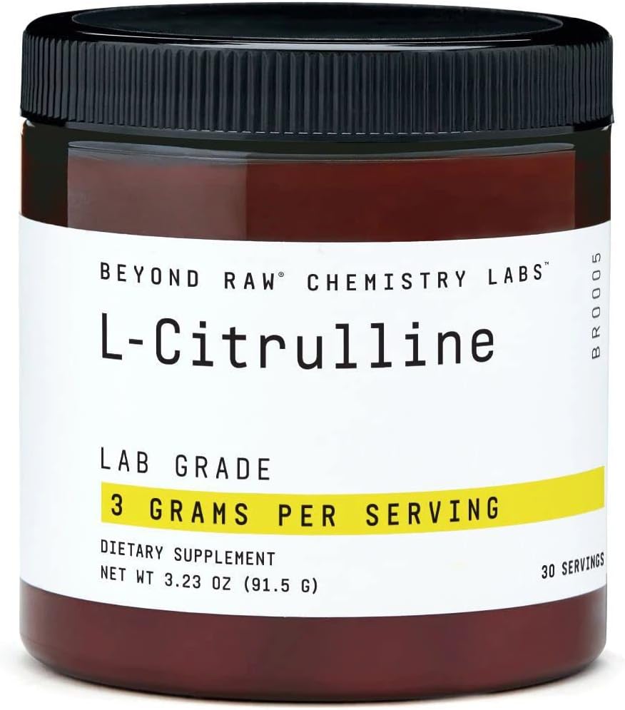 Beyond Raw Chemistry Labs L-Citrulline Powder, Supports Peak Performance, 30 Servings