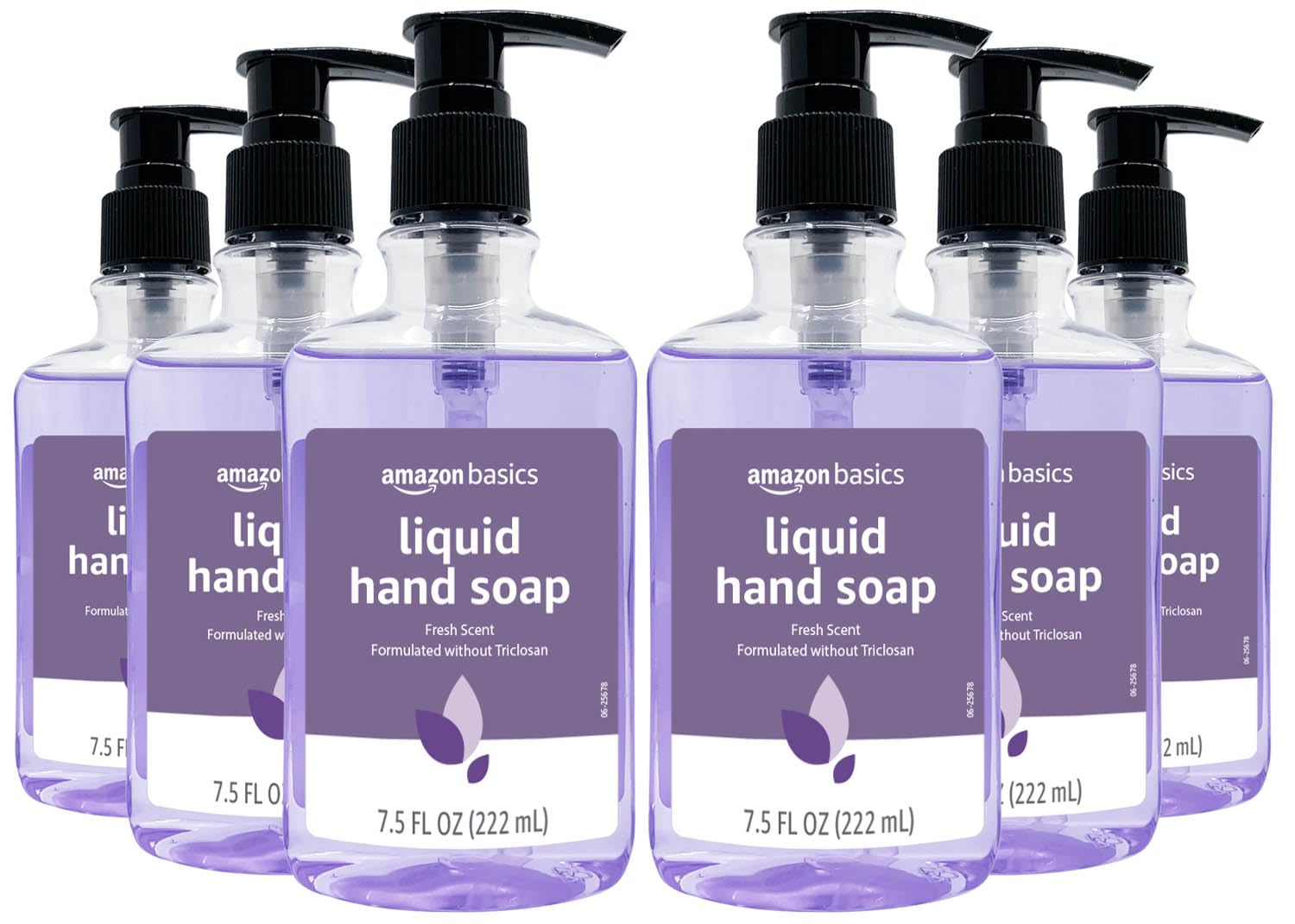 Amazon Basics Original Fresh Liquid Hand Soap, 7.5 Fl Oz (Pack of 6)