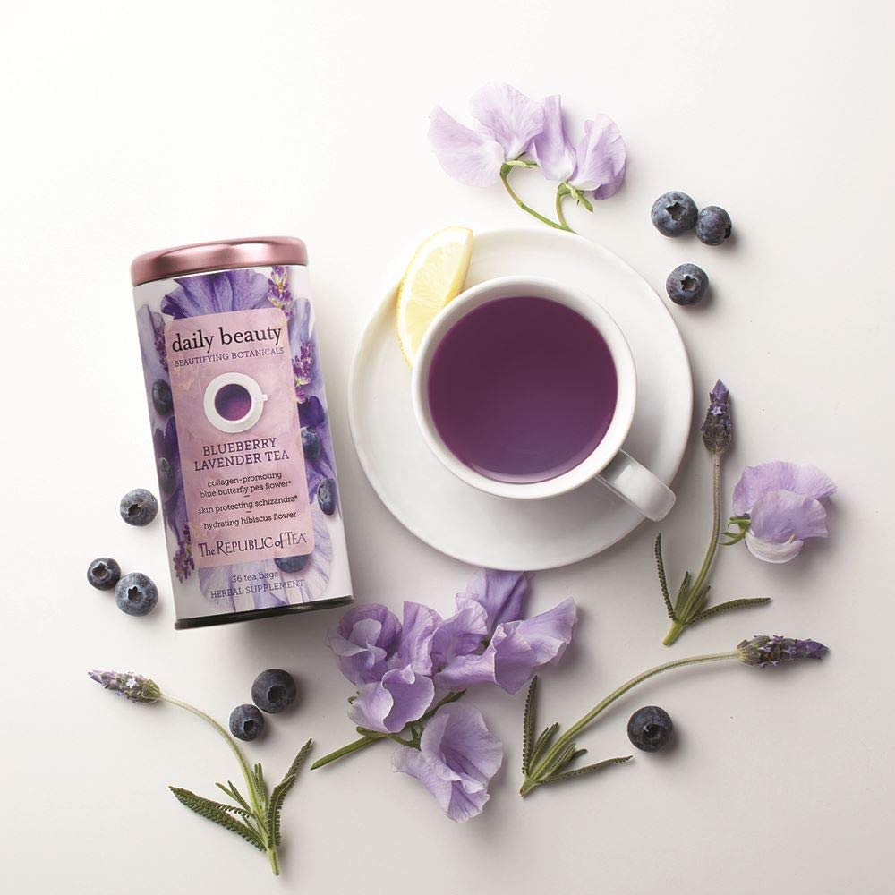 The Republic Of Tea Beautifying Botanicals® Daily Beauty Herbal Tea, 250 Tea Bags