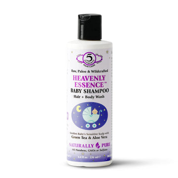 Morrocco Method Int'L Essence Baby Shampoo. All Natural Hair & Body Wash. No Parabens, Gmo'S Or Sulfates. For Infants, Toddlers And Children. 8 Oz. (Sea Essence)