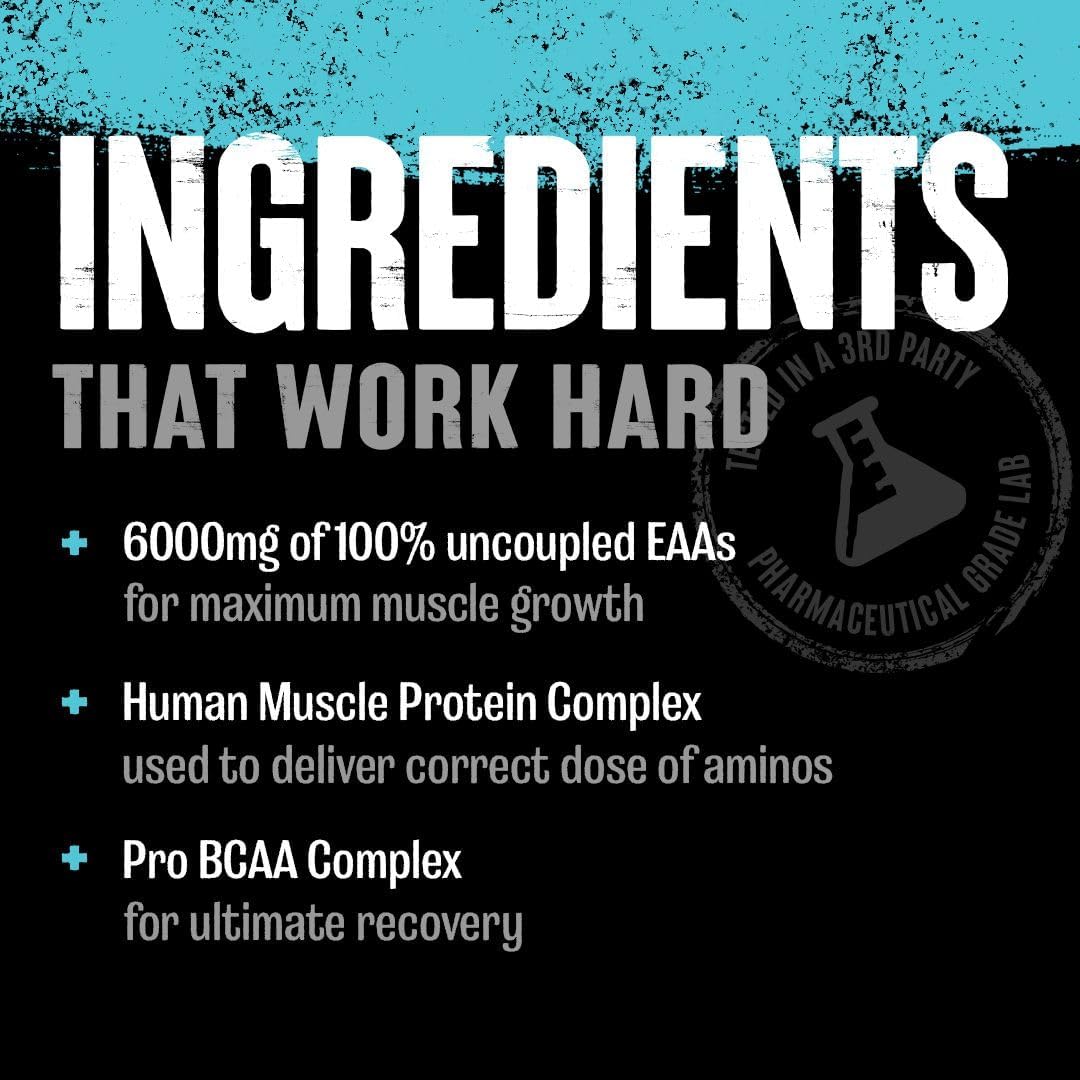 Animal Nitro EAA - Post-Workout Recovery and Repair, Supports Lean Muscle Growth, Complete Spectrum of Essential Amino Acids & BCAA Supplement for Men and Women, 44 Packs : Health & Household