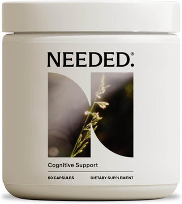 Needed. Cognitive Support - Comprehensive Nootropics Brain Support Supplement With Ashwagandha, Reishi & Lion'S Mane Mushrooms, Breastfeeding Safe - Supports Focus, Attention, & Memory, 30-Day Supply