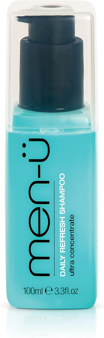 Men-Ü Daily Refresh Shampoo Refill For Men, Vegan With Up To 120 Shampoos, Eco Friendly Shampoo W/Ultra-Concentrate Formula - Cleanses & Refreshes, 100Ml Refill