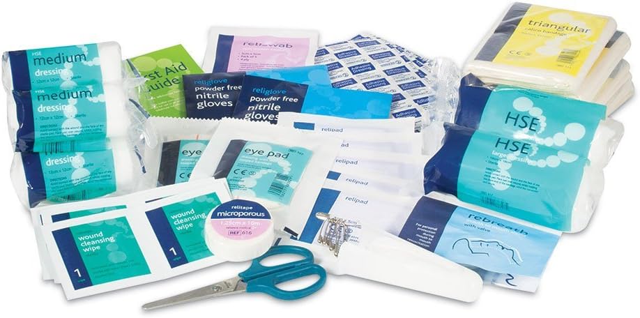 Reliance Medical Child Care First Aid Kit Refill - Ideal for Educational Settings, Schools, Childminders, Nurseries and Providers, Include Bandage, Safety Pins, Use it as Back-up Stock : Amazon.co.uk: Health & Personal Care