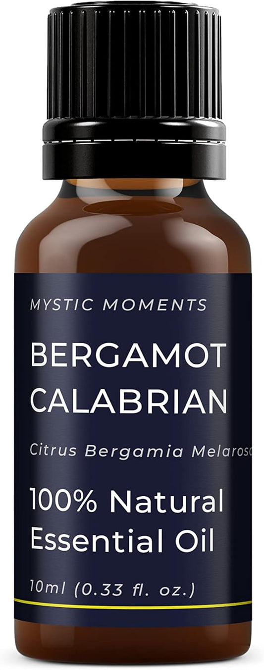 Mystic Moments | Bergamot Calabrian Essential Oil 10Ml - Natural Oil For Diffusers, Aromatherapy & Massage Blends Vegan Gmo Free