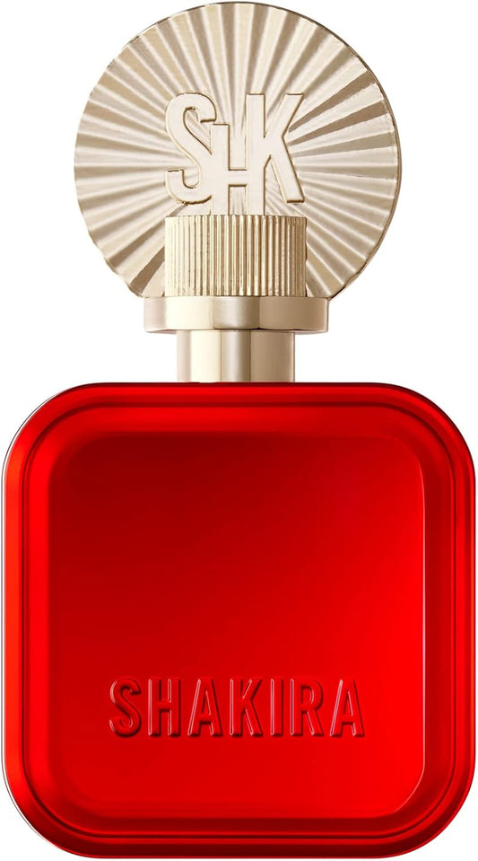 Shakira Perfumes - Rojo By Shakira Eau De Parfum For Women - Long Lasting - Powerful, Sensual And Charming Scent - Floral, Spicy And Amber Notes - Ideal For Day Wear - 50 Ml