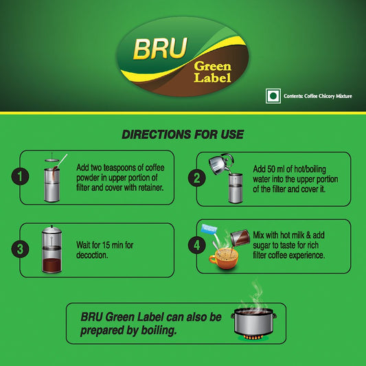 BRU Green Label Coffee 