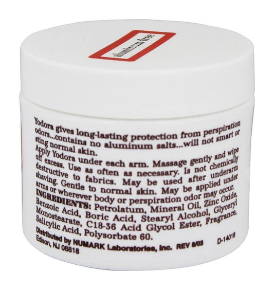Yodora Deodorant Cream - 2 Oz : Antiperspirant Deodorants : Beauty & Personal Care