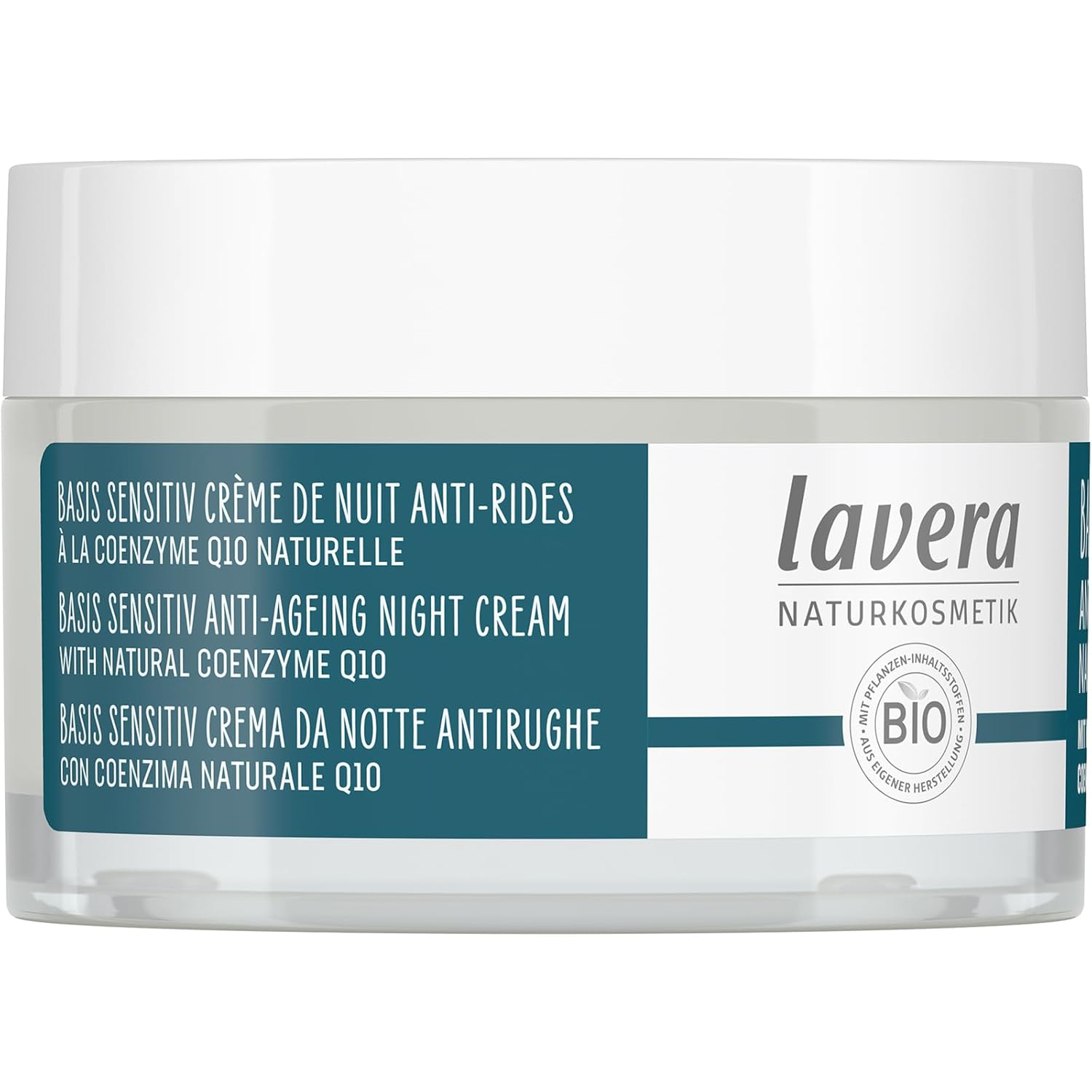 Lavera Natural Anti-Aging Night Cream For Sensitive Skin - Lightweight, Fast-Absorbing - Softer, Smoother, Soothed And Younger Complexion (1.6 Oz)