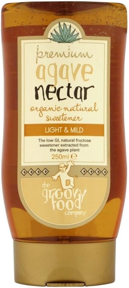 The Groovy Food Company Organic Agave Nectar Natural Sweetener Mild (250Ml) - Pack Of 2