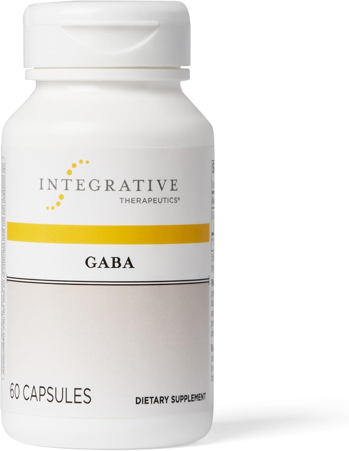 Integrative Therapeutics Gaba - Supplement To Support Brain Nerve Cell Functions* And Health - Gluten-Free, Dairy-Free & Vegan Amino Acid Supplement - 750 Mg, 60 Capsules