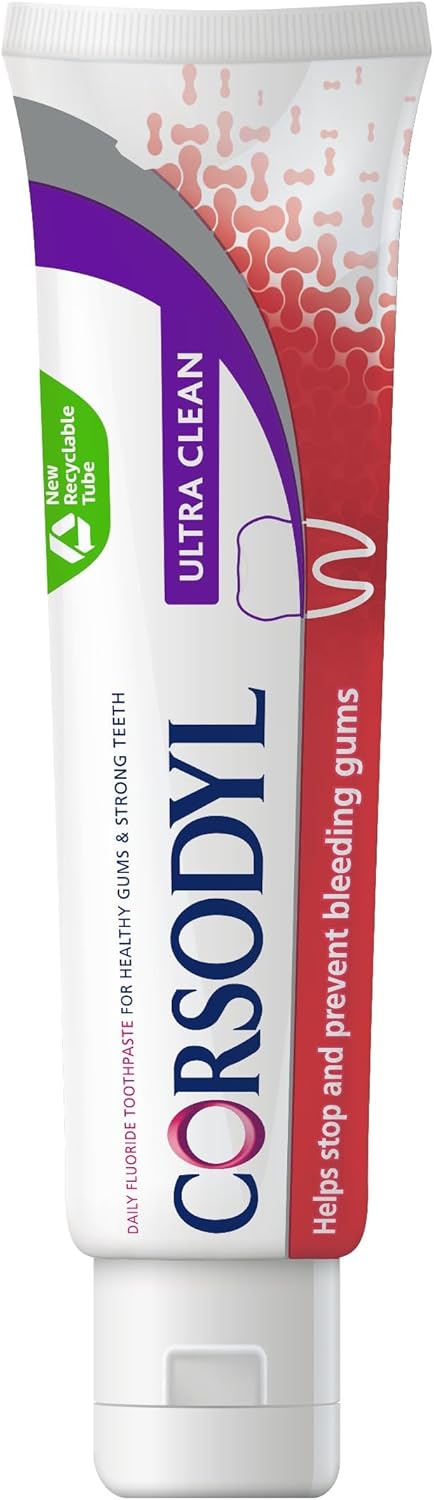 Corsodyl Ultra Clean Toothpaste For Gum Care, 75Ml (Pack Of 2)
