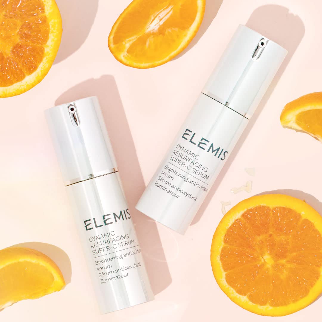 ELEMIS Dynamic Resurfacing Super-C Serum, Daily Anti-Aging Antioxidant Serum Brightens, Refines, and Illuminates Dull Skin with Vitamin C, 30 mL : Beauty & Personal Care