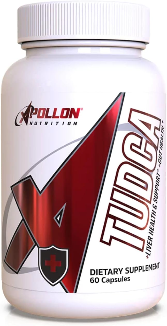Apollon Nutrition Tudca | Premium Liver & Gallbladder Support, Bile Salts, Detox, Cleanse, For Men & Women | 60 Capsules