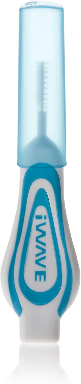 Iwave Interdental Brushes Fine Size 0.5 Mm Red Pack Of 5 – Interdental Cleaning Brushes For Total Teeth Cleaning Plaque Removal Tool