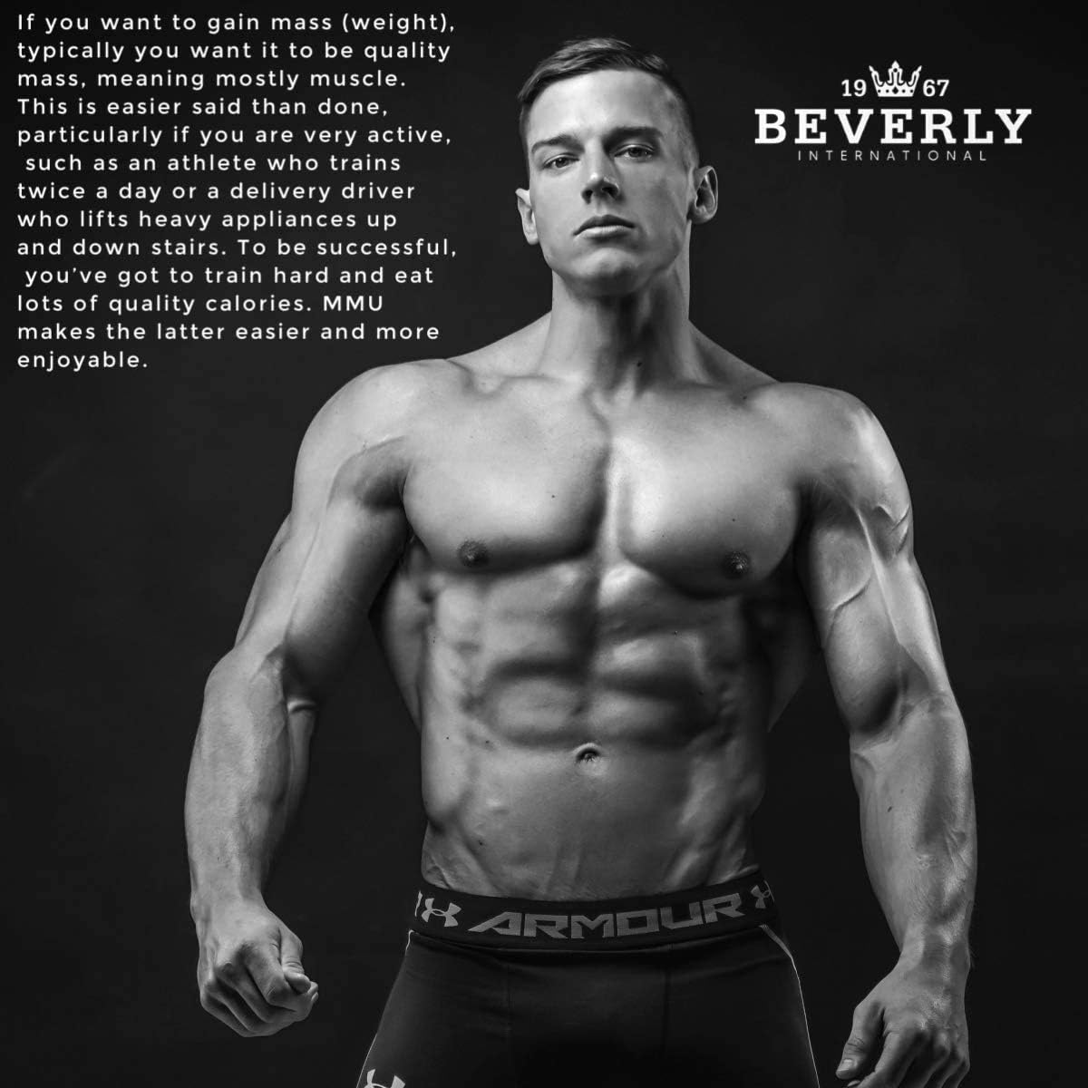 Beverly International Mass Maker Ultra Chocolate, 14 Servings, 3Lb. Build Lean Mass Like A Pro. Milk Protein Isolate, Whey Protein Isolate + Egg. Mct Oil. Clean Carbs, Great Taste : Health & Household