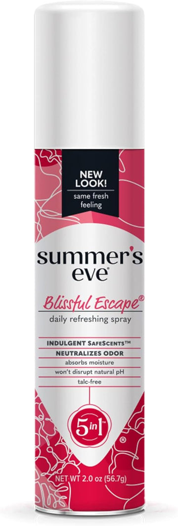 Summer'S Eve Blissful Escape Daily Refreshing Feminine Spray, 2 Oz