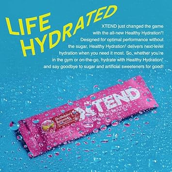 XTEND Hydration 1 Serv - 15pk Strawberry Banana : Health & Household