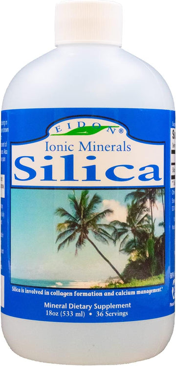 Eidon Liquid Silica Mineral Concentrate - Silica Supplement for Hair,