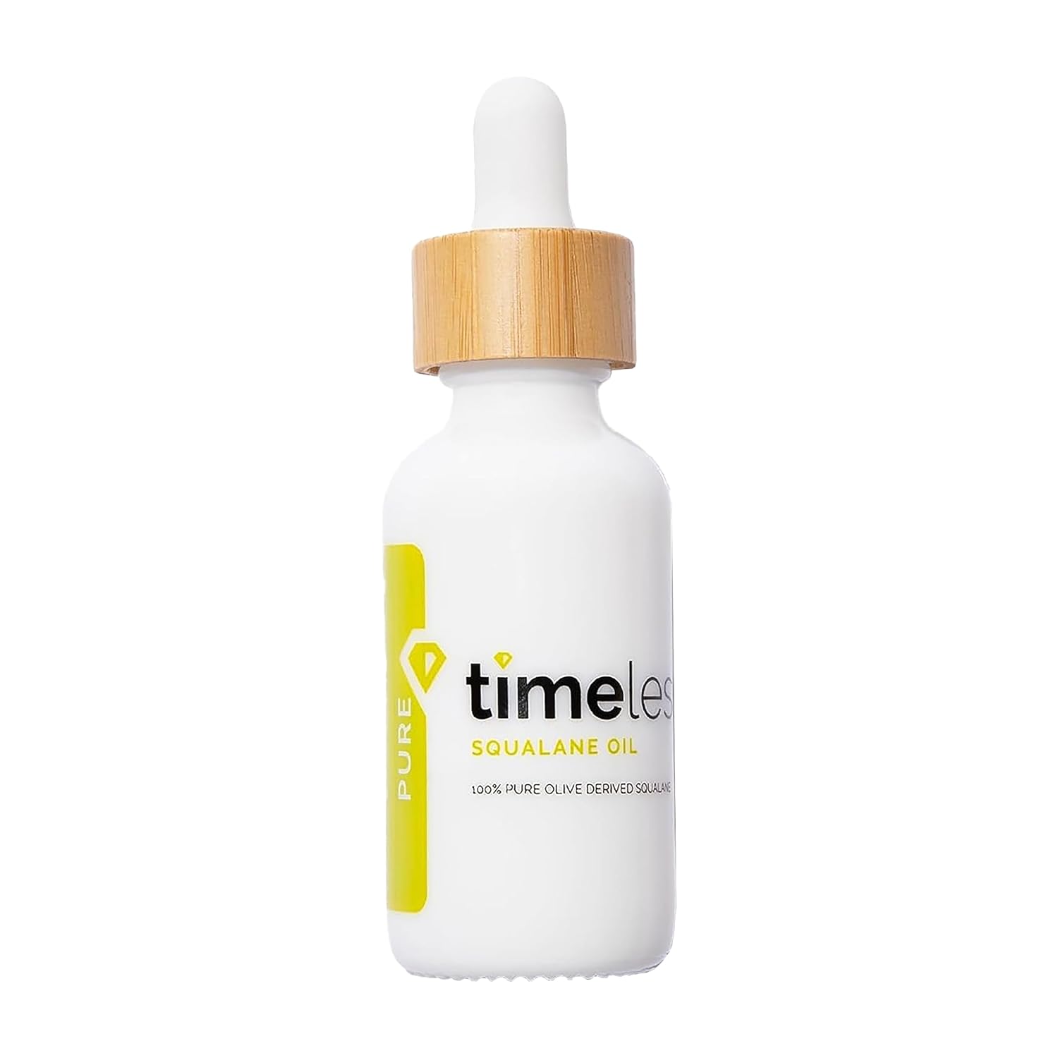 Timeless Skin Care Squalane Oil 100% Pure - Plant-Based Face Oil - Fragrance-Free - For Dry Skin - Moisturizing - 1 Oz