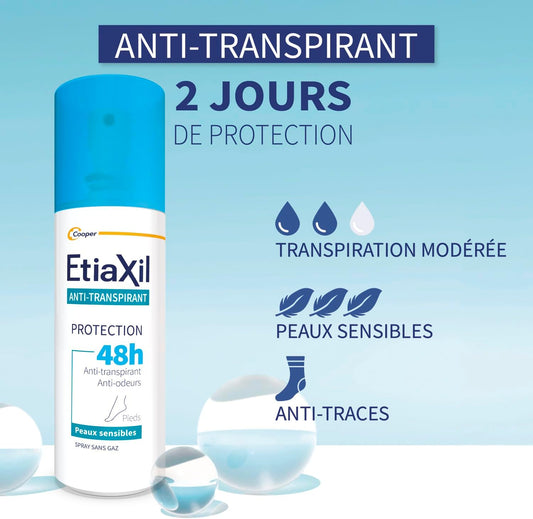 Etiaxil Anti-Perspirant Deodorant 48H Feet 100Ml