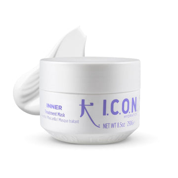 I.C.O.N. Inner Moisturizing Treatment Mask, Rinse-Out Cream For Dry, Brittle & Chemically Treated Hair, 8.5 Oz