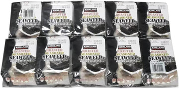 Kirkland Signature Roasted Seasoned Seaweed, 10 X 17G