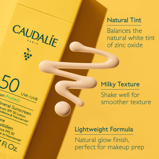 Caudalie Vinosun Daily Mineral Sunscreen Spf50