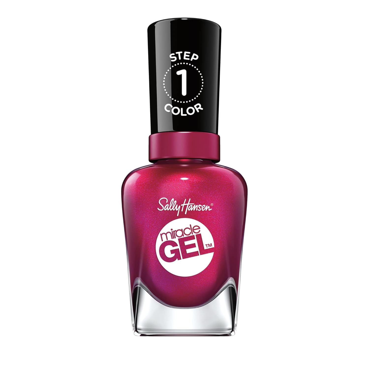 Sally Hansen Miracle Gel™, Mad Women, Long Lasting, Gel-Like Formula, No Uv Lamp Needed, Red Nail Polish