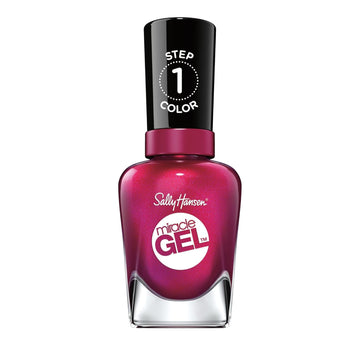 Sally Hansen Miracle Gel™, Mad Women, Long Lasting, Gel-Like Formula, No Uv Lamp Needed, Red Nail Polish