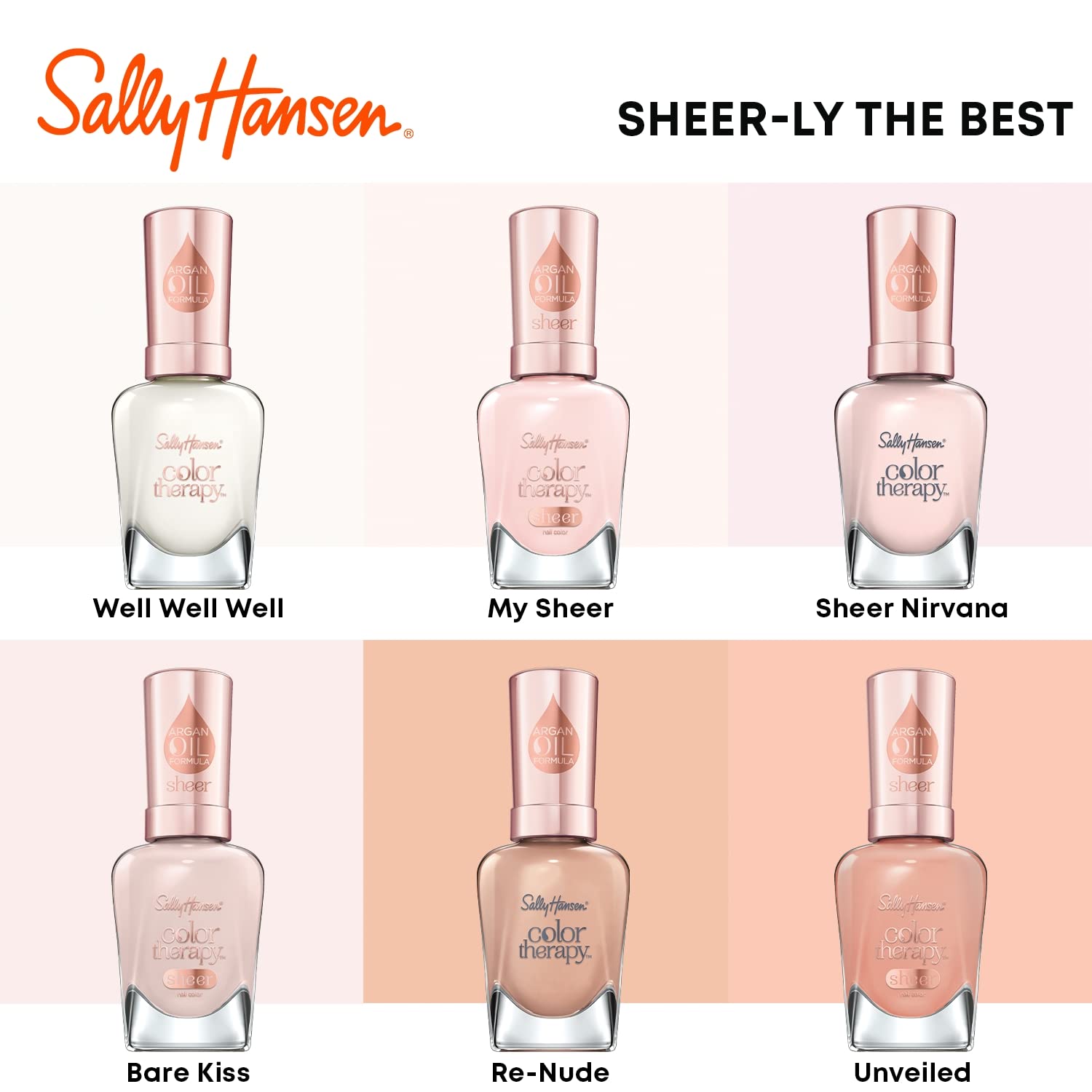 Sally Hansen Color Therapy Nail Polish, Well, Well, Well, Pack of 1 : Beauty & Personal Care