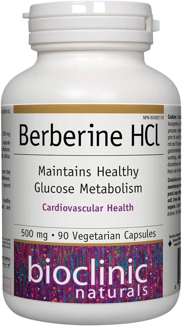 Bioclinic Naturals Berberine Hcl 500 Mg 90 Caps