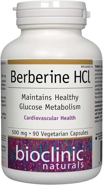 Bioclinic Naturals Berberine Hcl 500 Mg 90 Caps