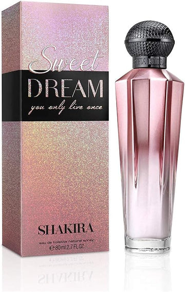 Shakira Perfume - Sweet Dream By Shakira For Women - Long Lasting - Charming, Romantic And Elegant Fragance - Sweet And Floral Notes - Ideal For Day Wear - 80 Ml